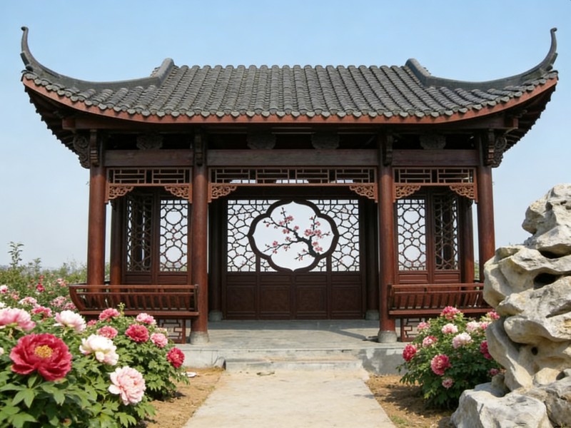 内蒙古防腐木方亭